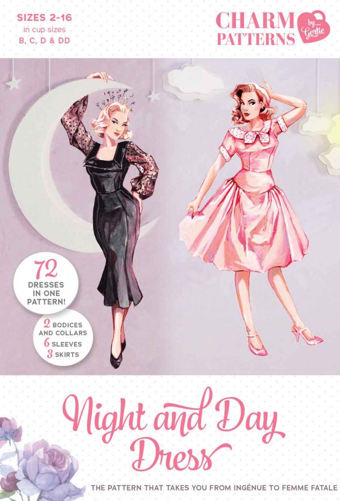 Night and Day Dress Charm Patterns by Gertie