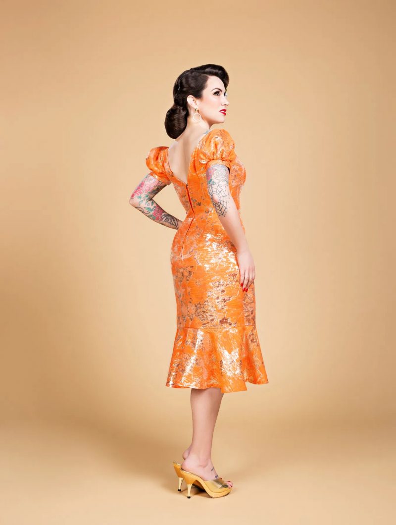 Charm Pattern Bryant Gown Vintage Kleid